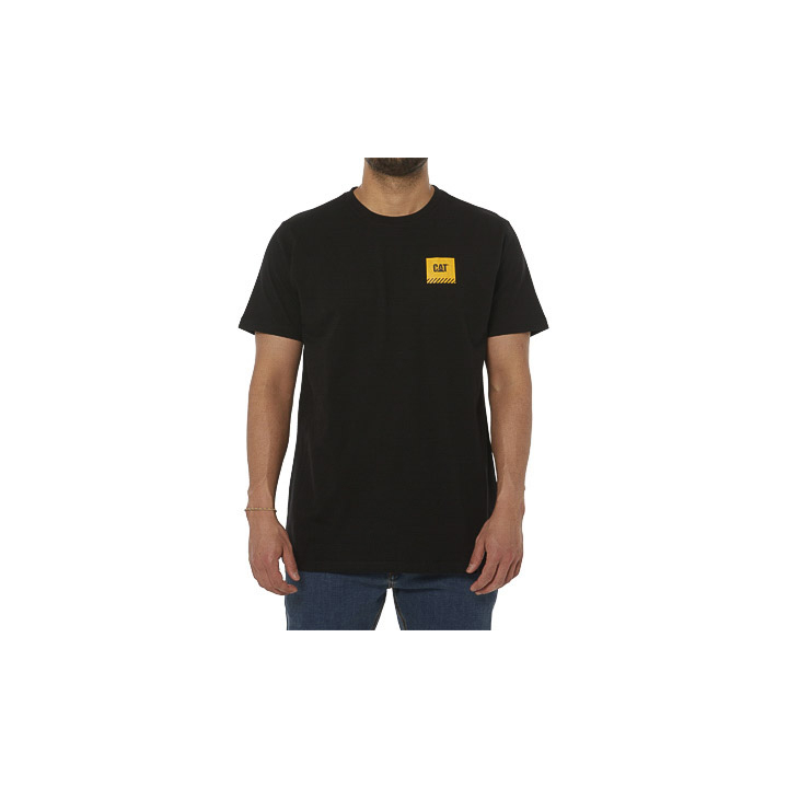 Caterpillar Work Restricted Philippines - Mens T-Shirts - Black 71354RHSP